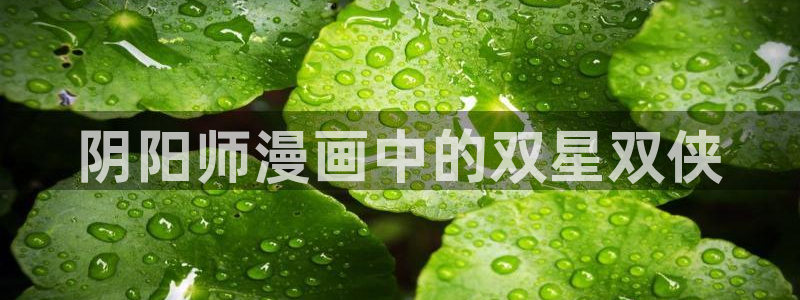 yy漫画app破解版：阴阳师漫画中的双星双侠